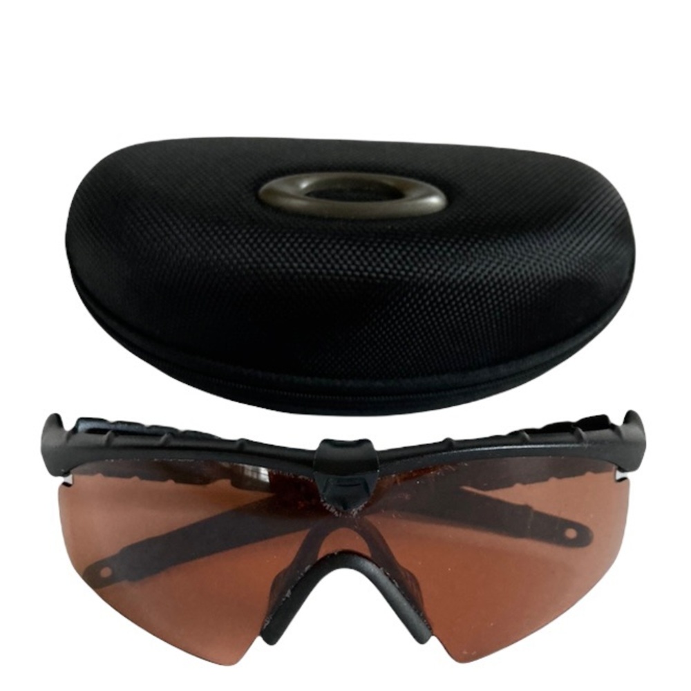 Oakley SI Ballistic M Frame Black & Orange/Brown Lens Z87 Sunglasses & Case